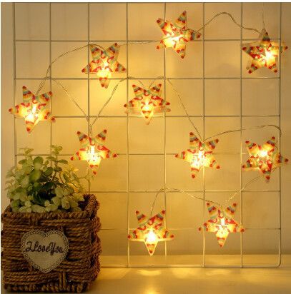 GUIRNALDA ESTRELLA ROSA 3MTS MODV-003G - VARIOS - LUZ CALIDA
