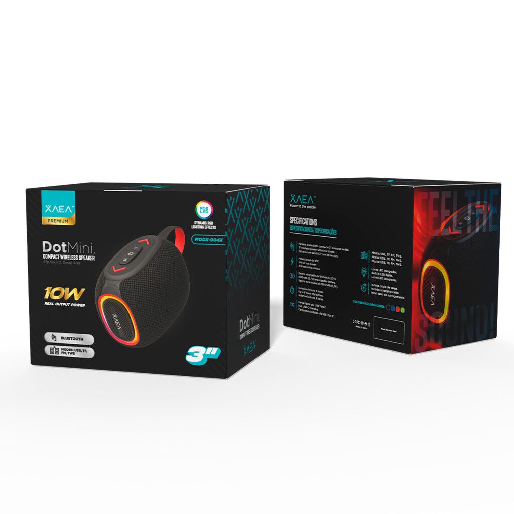 PARLANTE PEQUEÑO MODX-004X - XAEA - NEGRO