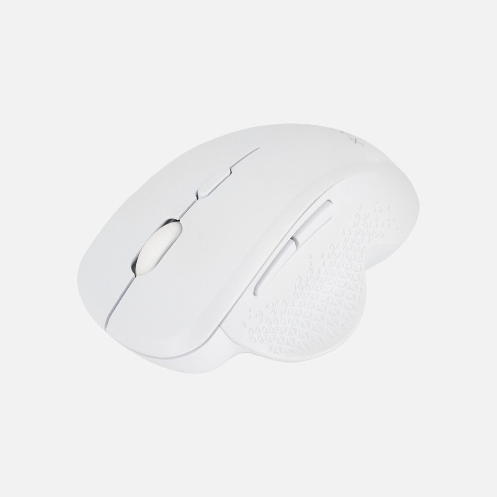 MOUSE ERGONOMICO INALAMBRICO + BT RECARGABLE MODX-00DW - XAEA - BLANCO