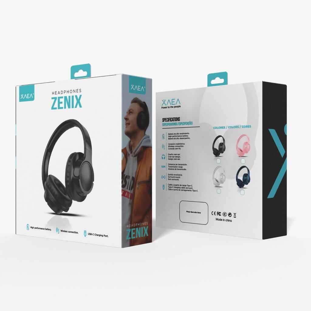 AURICULAR BT MODO-705 ZENIX - AZUL