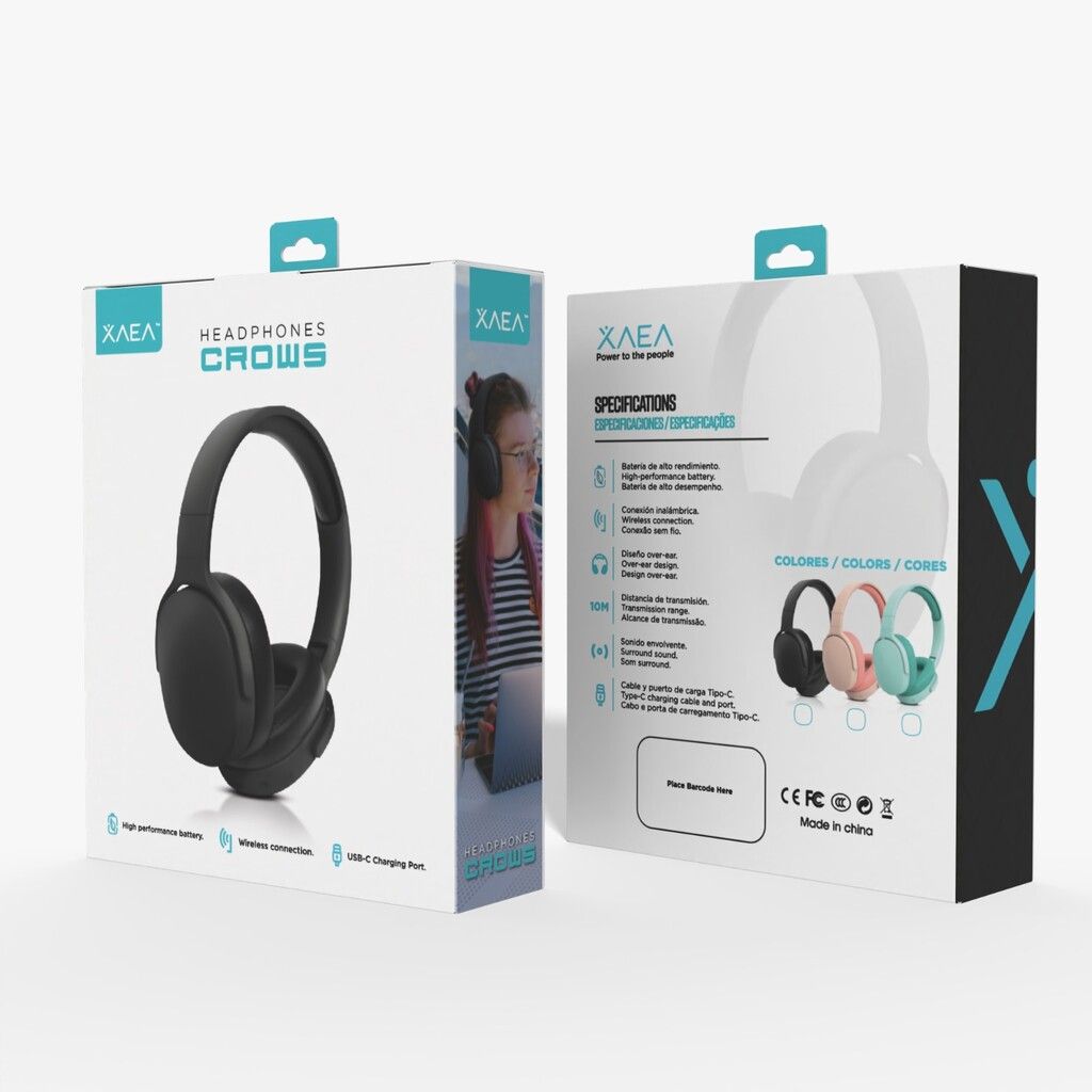 AURICULAR BT MODO-706 CROWS - NEGRO