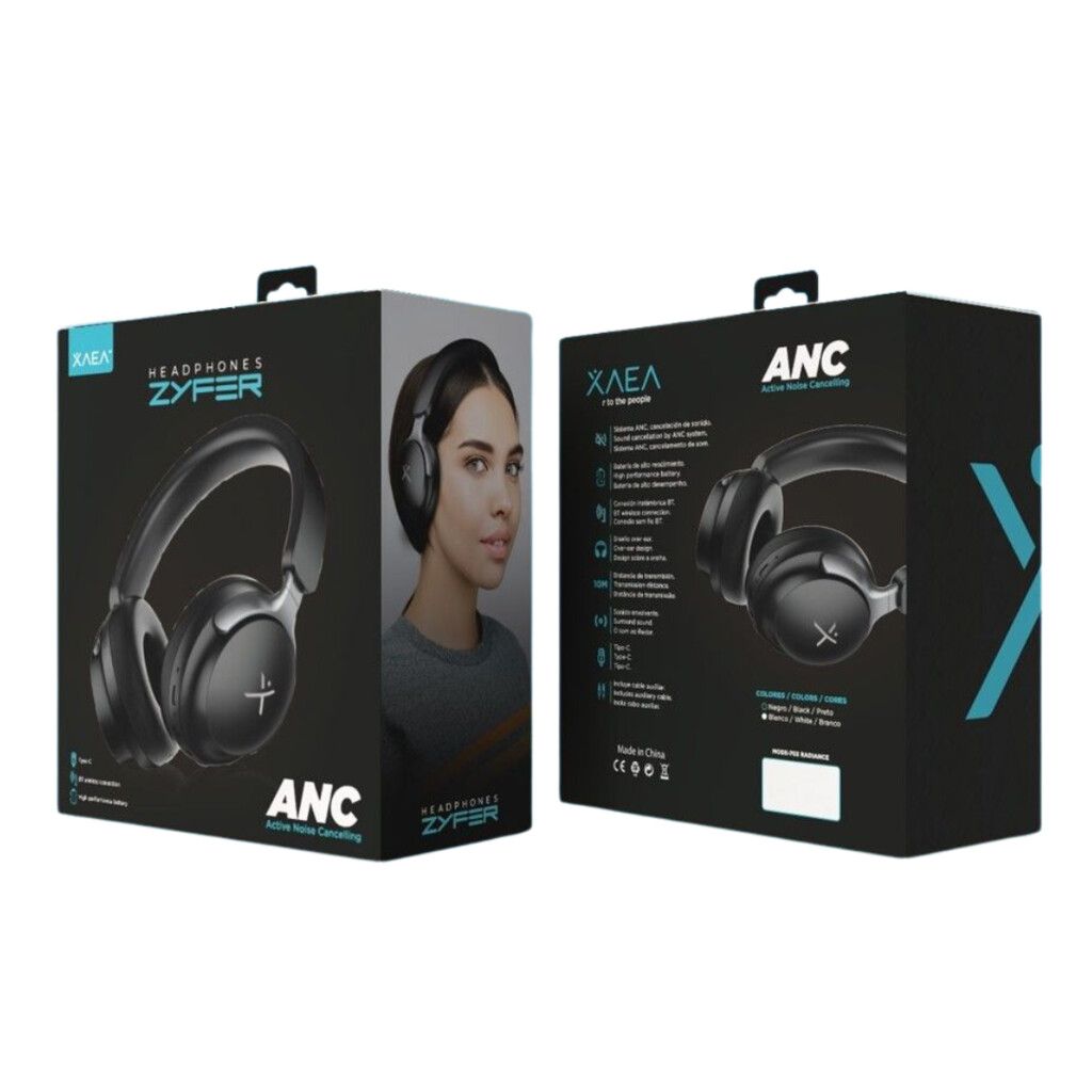 AURICULAR MODX-704 ZYFER - XAEA - NEGRO